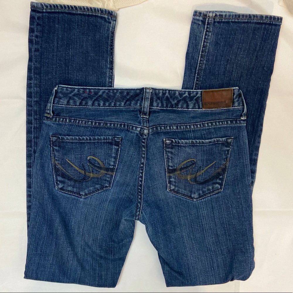 Express Jeans Stella Skinny Size 4 Med-Dark Wash